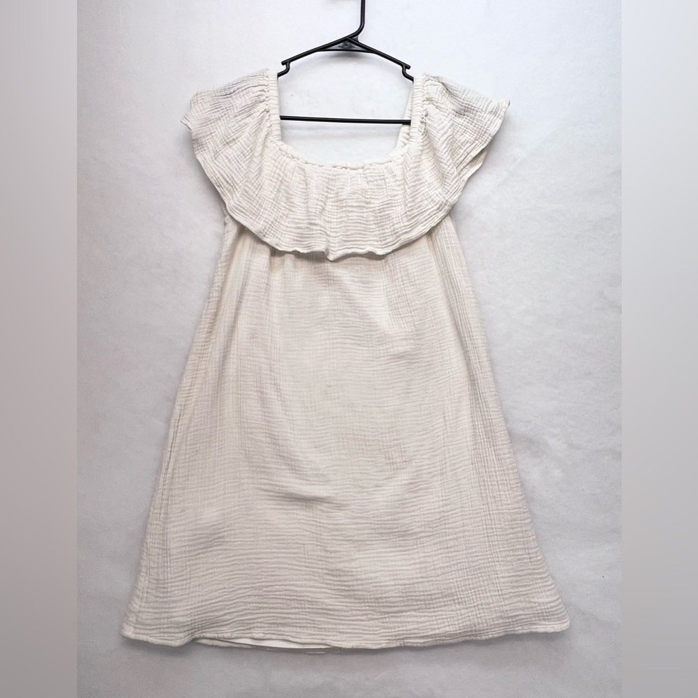 Aerie Off the Shoulder Cream Dress/Swim cover‎ up, Medium